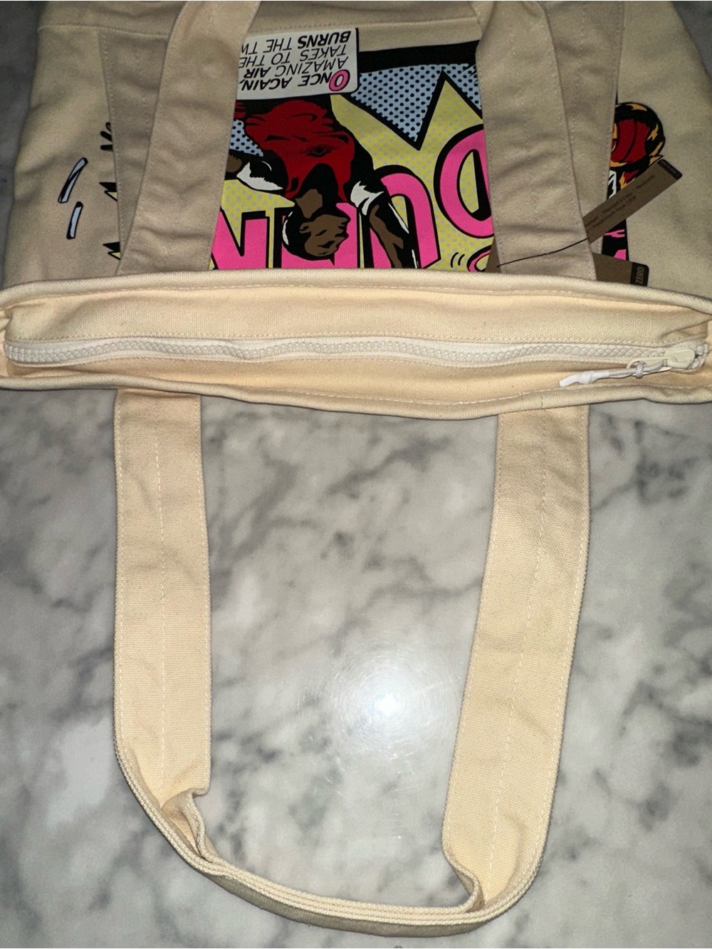 Jordan dunk tote natural canvas - Picture 5 of 7